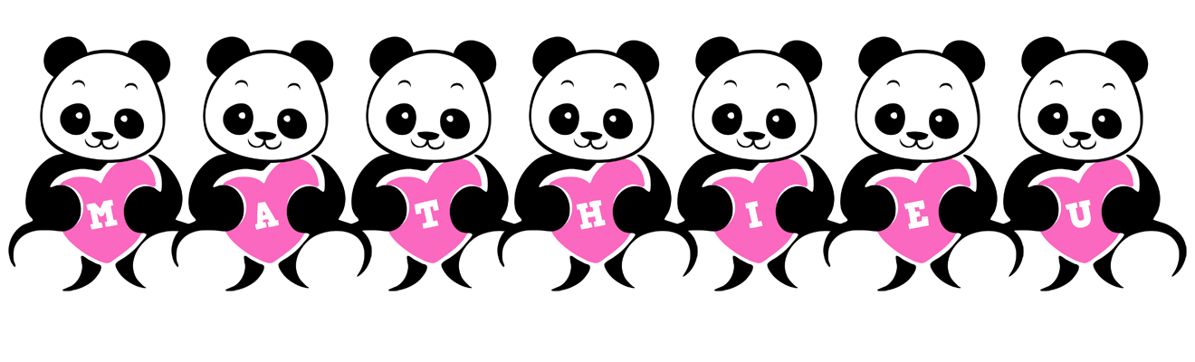 Mathieu love-panda logo