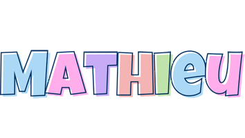 Mathieu pastel logo