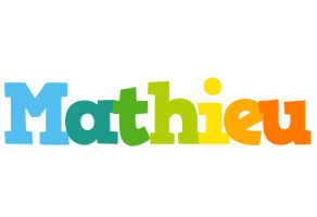 Mathieu rainbows logo