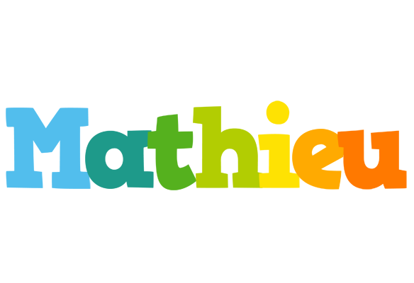 Mathieu rainbows logo