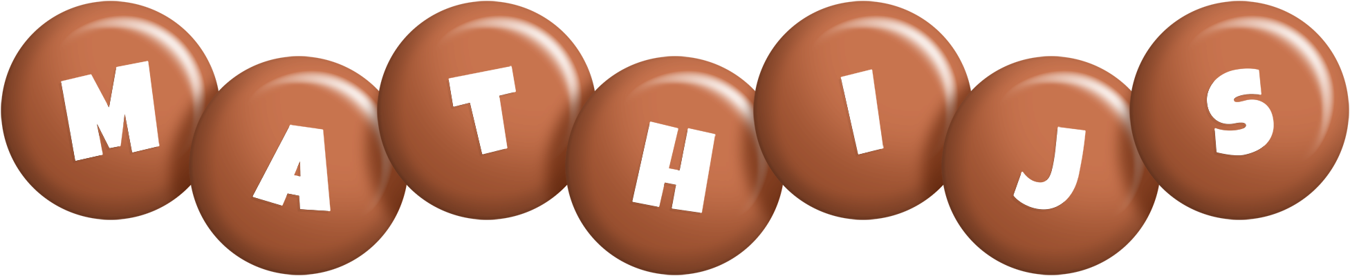 Mathijs candy-brown logo