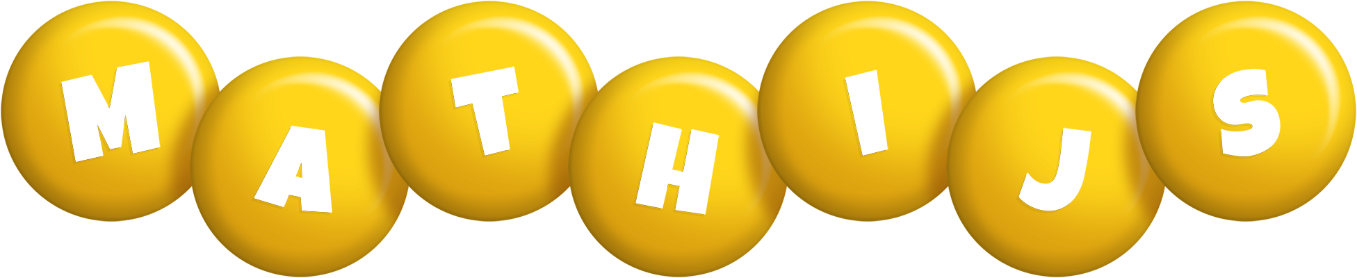 Mathijs candy-yellow logo