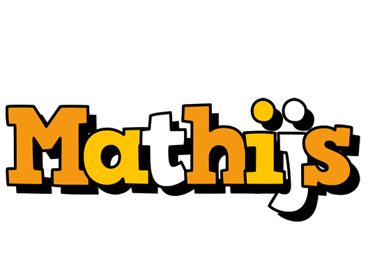 Mathijs cartoon logo