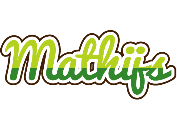 Mathijs golfing logo