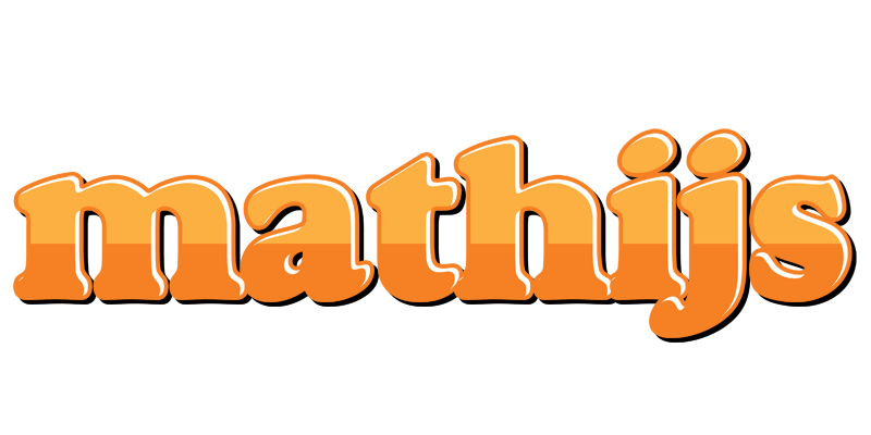 Mathijs orange logo