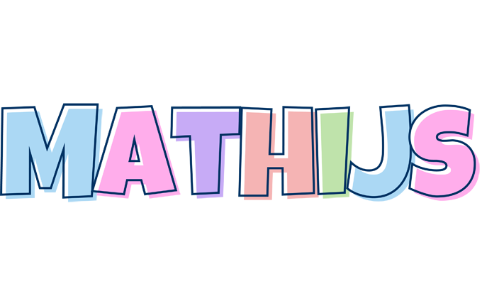 Mathijs pastel logo
