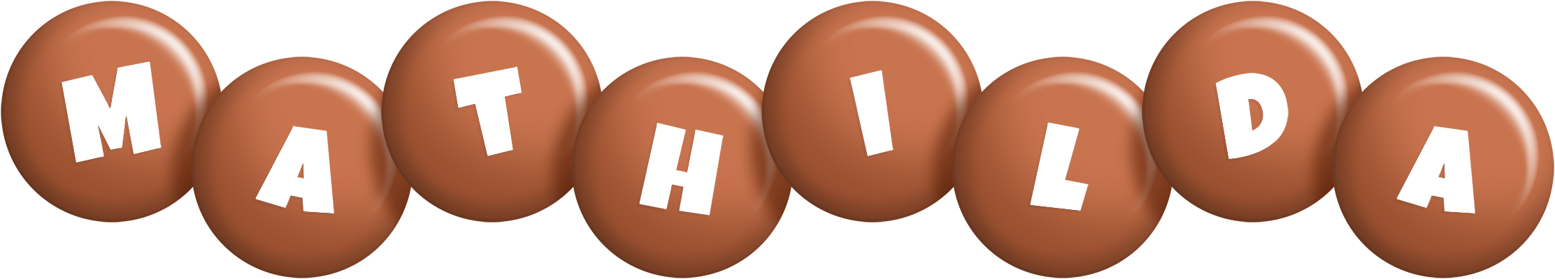 Mathilda candy-brown logo