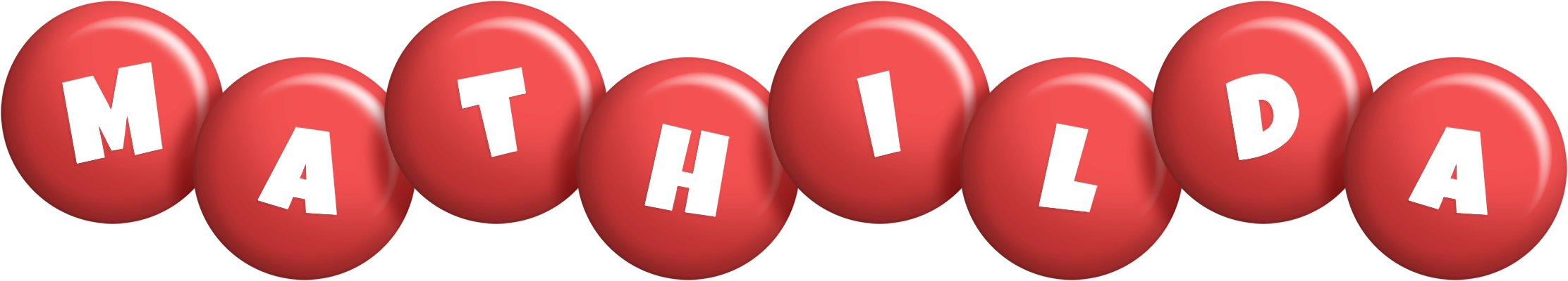 Mathilda candy-red logo