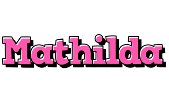 Mathilda girlish logo