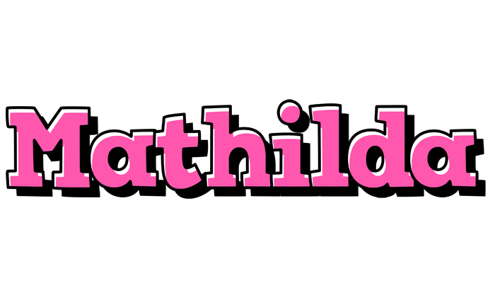 Mathilda girlish logo