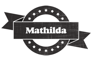 Mathilda grunge logo