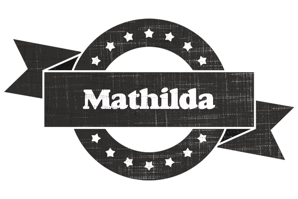 Mathilda grunge logo