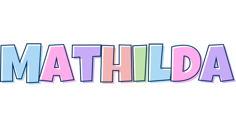 Mathilda pastel logo