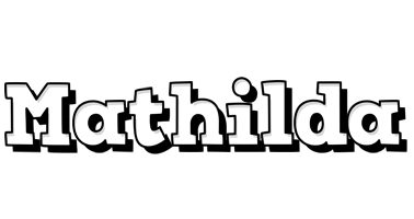 Mathilda snowing logo