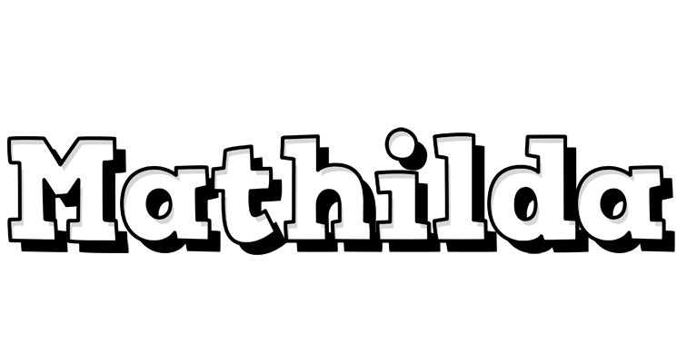 Mathilda snowing logo
