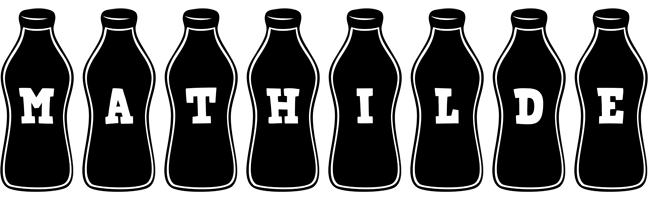 Mathilde bottle logo
