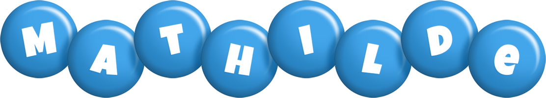 Mathilde candy-blue logo