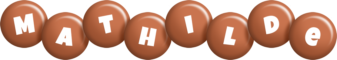 Mathilde candy-brown logo