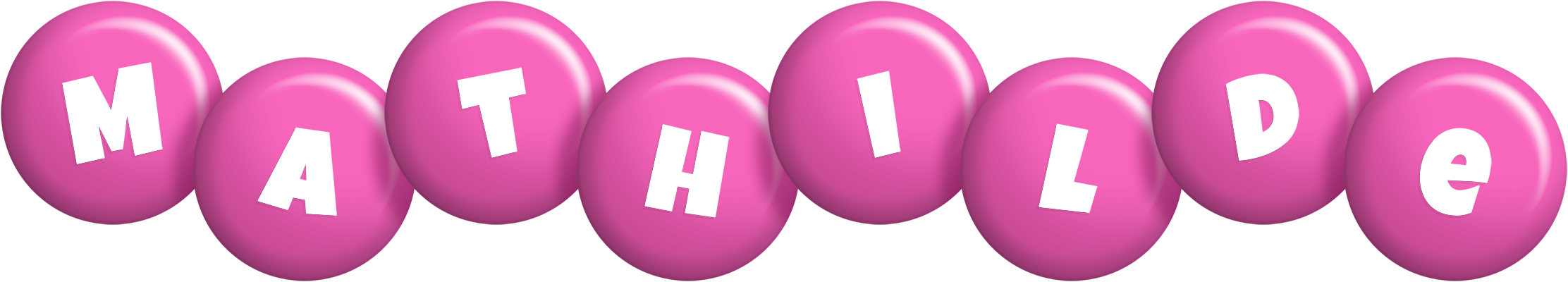 Mathilde candy-pink logo