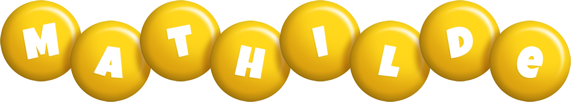 Mathilde candy-yellow logo