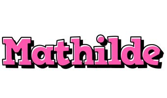 Mathilde girlish logo