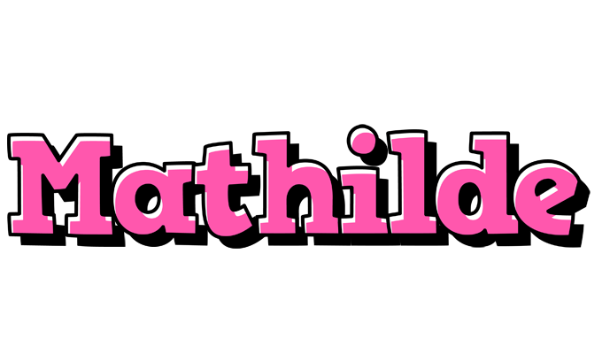 Mathilde girlish logo