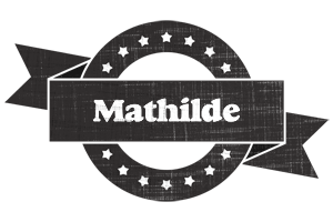 Mathilde grunge logo