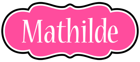 Mathilde invitation logo