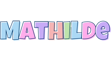 Mathilde pastel logo