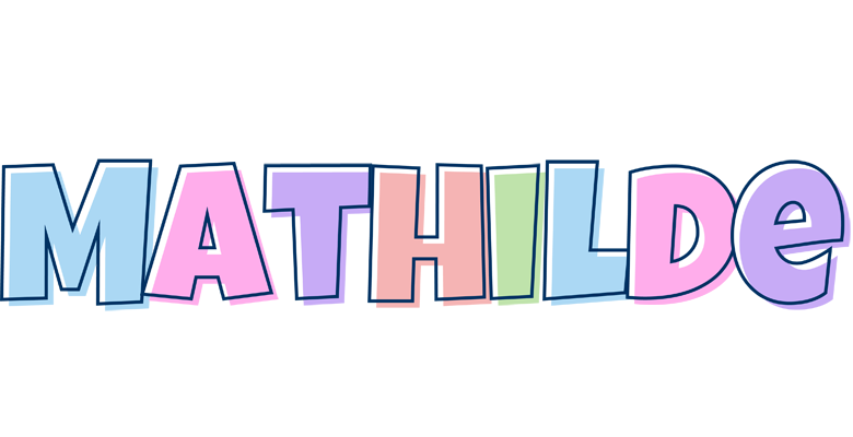 Mathilde pastel logo