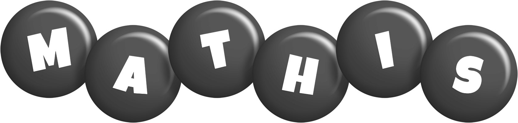 Mathis candy-black logo