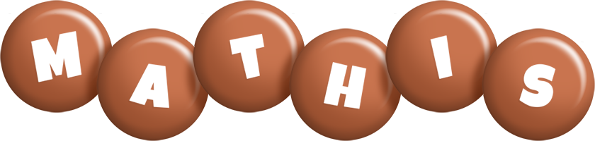 Mathis candy-brown logo