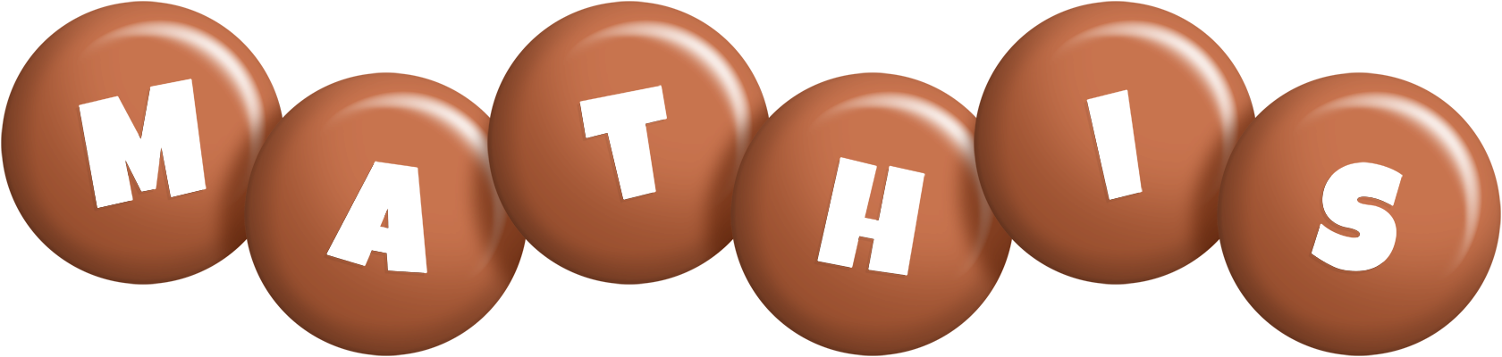 Mathis candy-brown logo