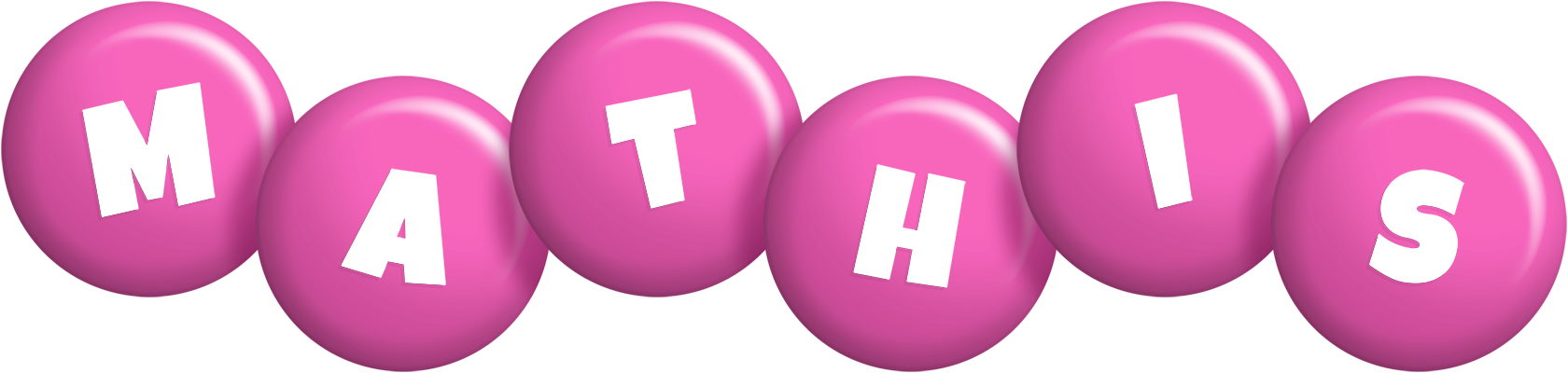 Mathis candy-pink logo