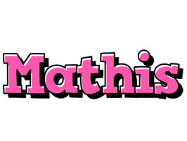 Mathis girlish logo