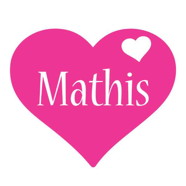 Mathis love-heart logo