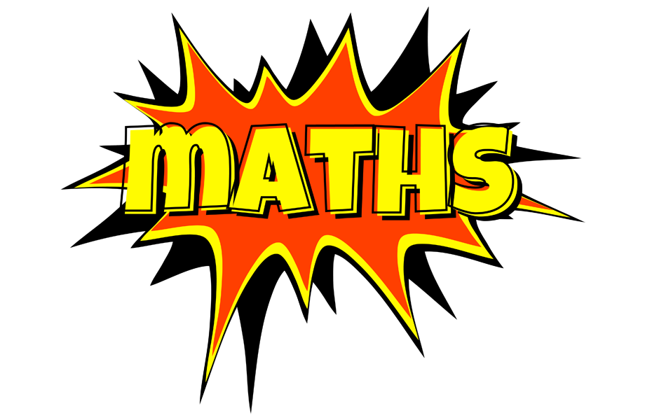 Maths bazinga logo