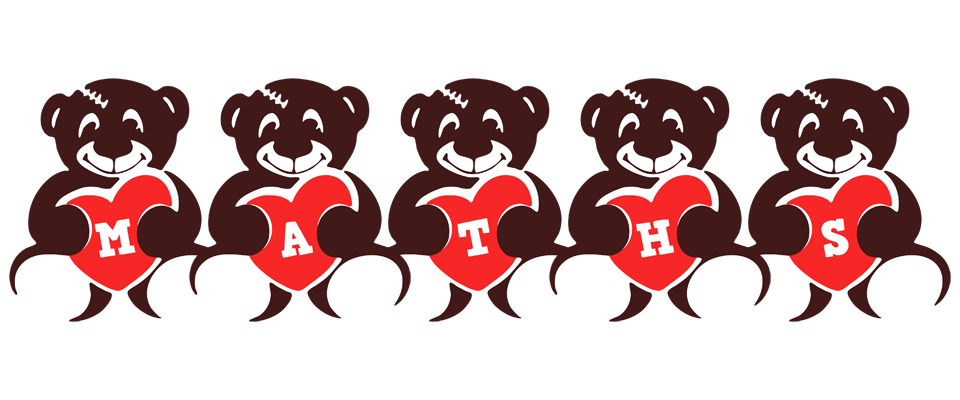 Maths bear logo