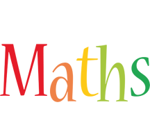 Maths birthday logo