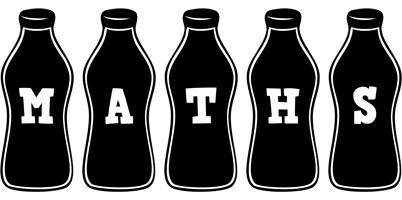 Maths bottle logo
