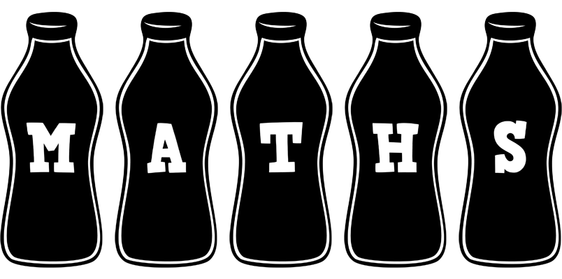 Maths bottle logo