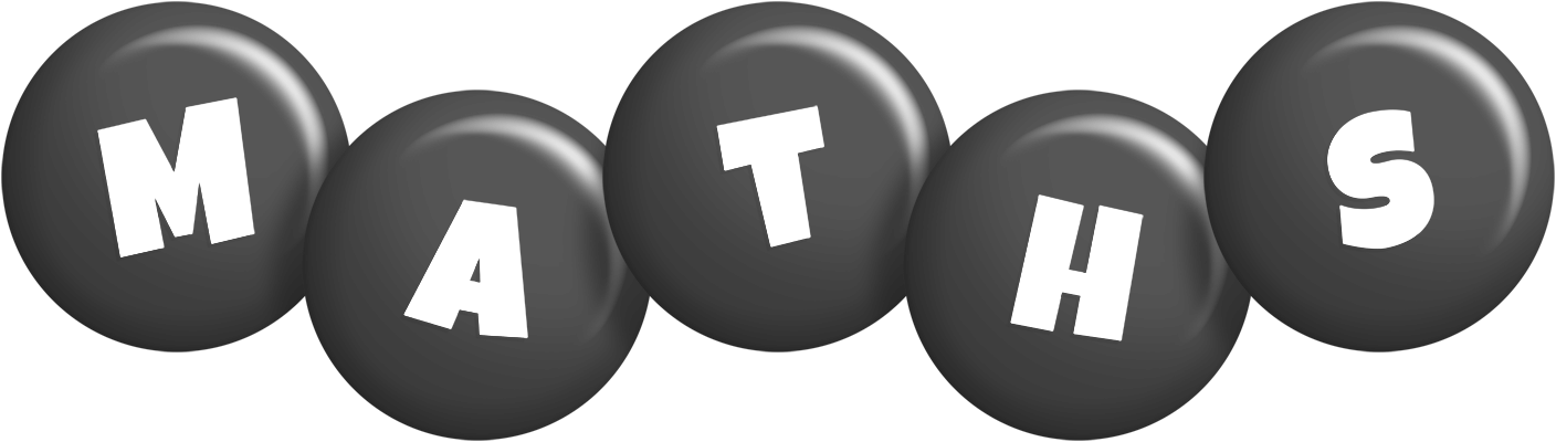 Maths candy-black logo
