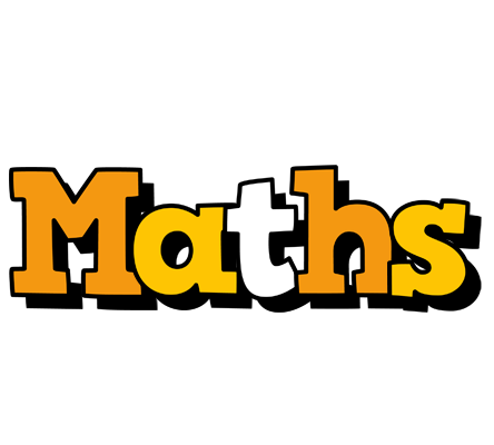 Maths cartoon logo
