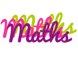 Maths flowers logo