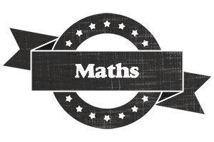 Maths grunge logo