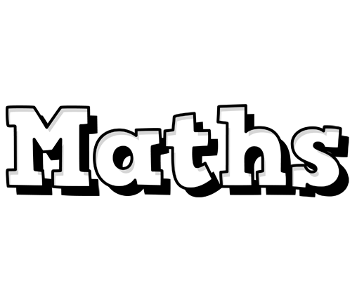 Maths snowing logo