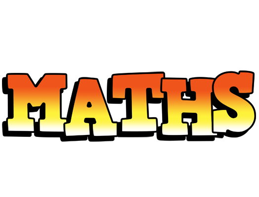 Maths sunset logo