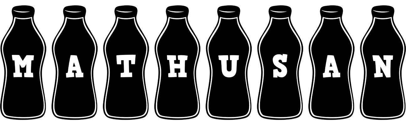 Mathusan bottle logo