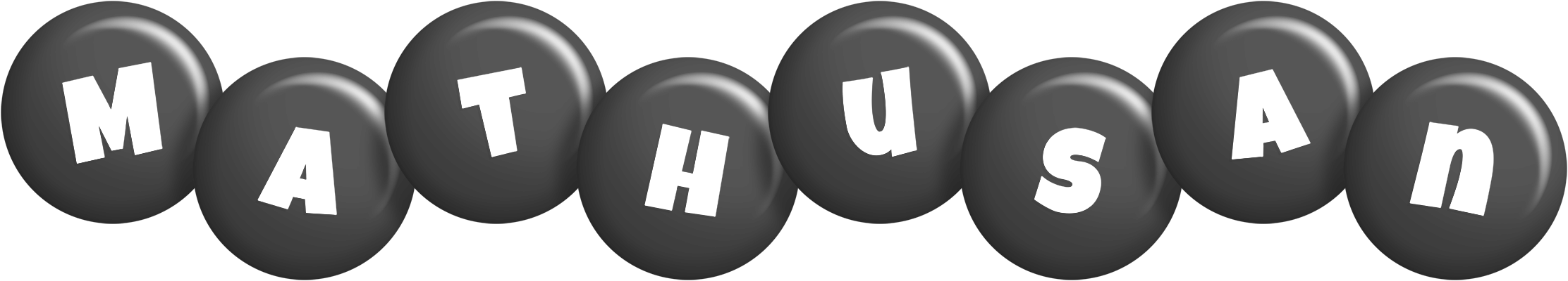 Mathusan candy-black logo