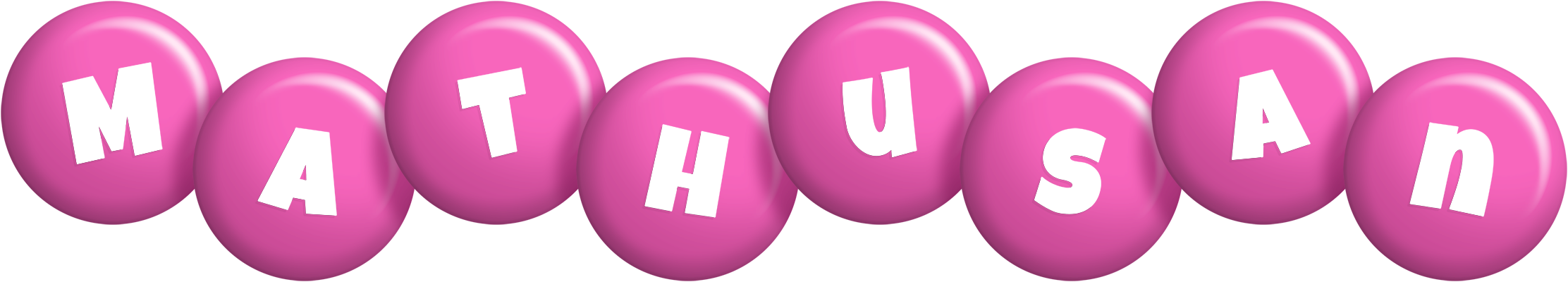 Mathusan candy-pink logo